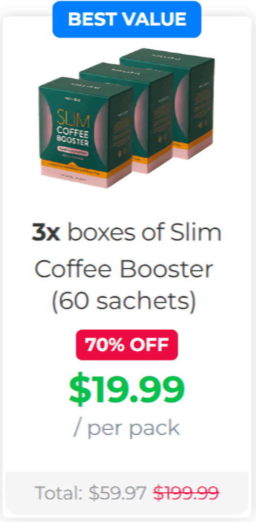 Wellaray Slim Coffee Booster offer price